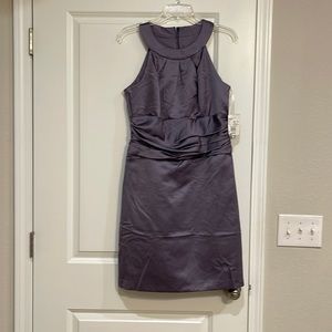 Lilac Davids Bridal Bridesmaids dress: size 12 but runs (2 sizes)small